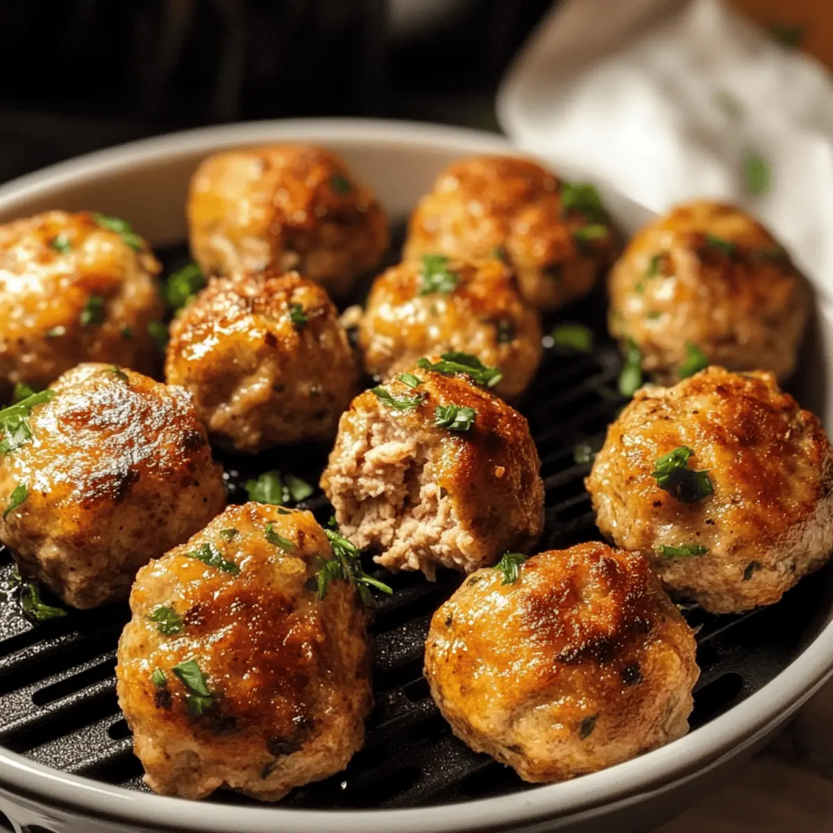 Air FryerTurkey Meatballs