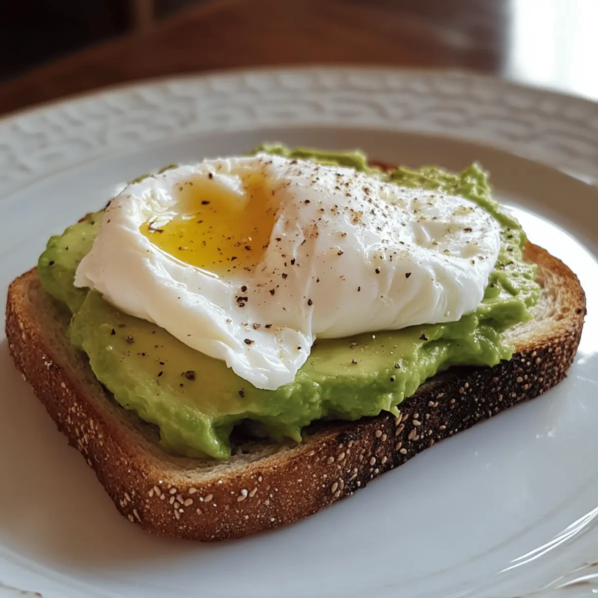 Avocado Toast with Poached Egg