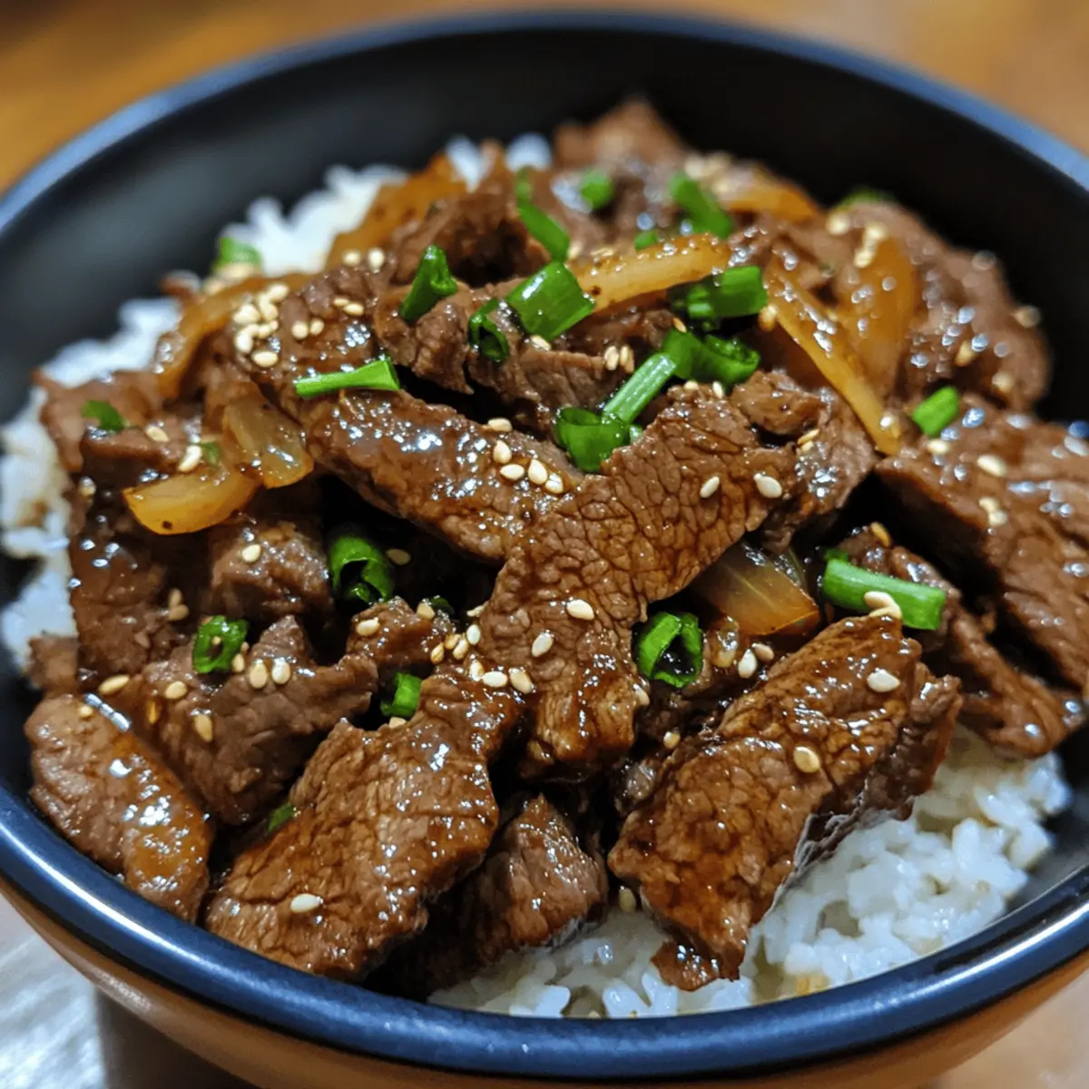 Beef Bulgogi (Korean-style)