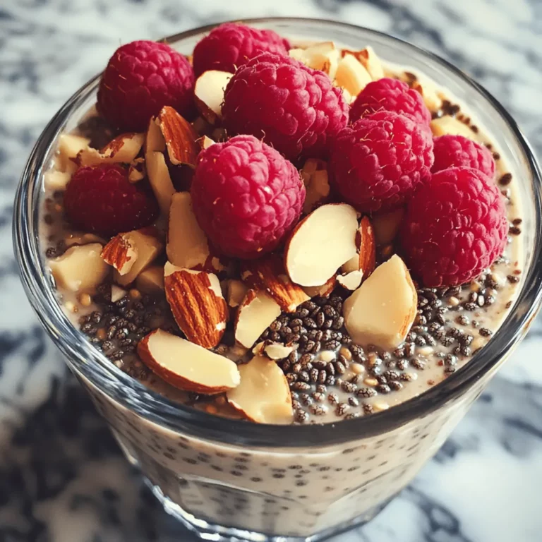 Chia Seed Pudding with Almond Milk