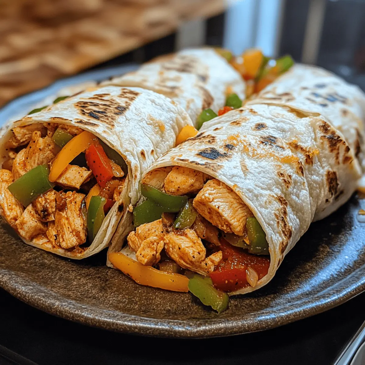 Chicken Fajita Wraps