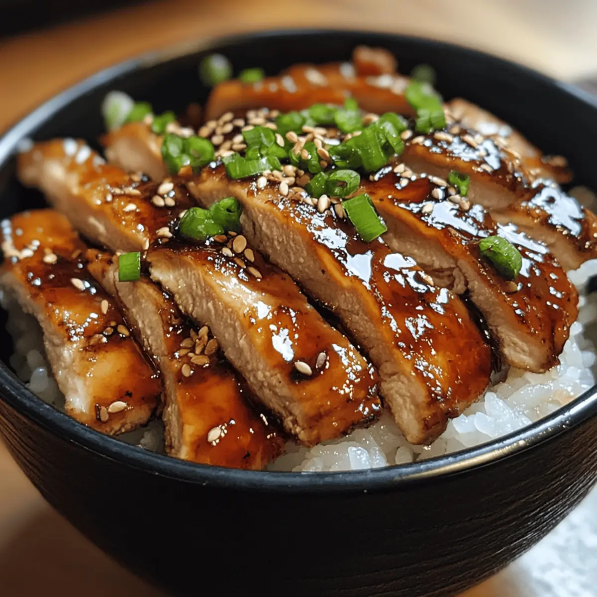 Chicken Teriyaki Donburi