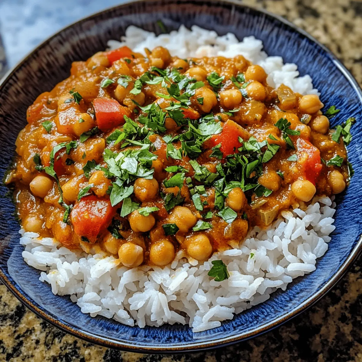 Chickpea Curry with Rice