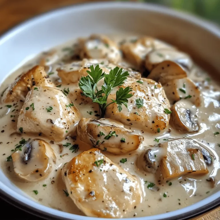 Creamy Chicken & Mushroom