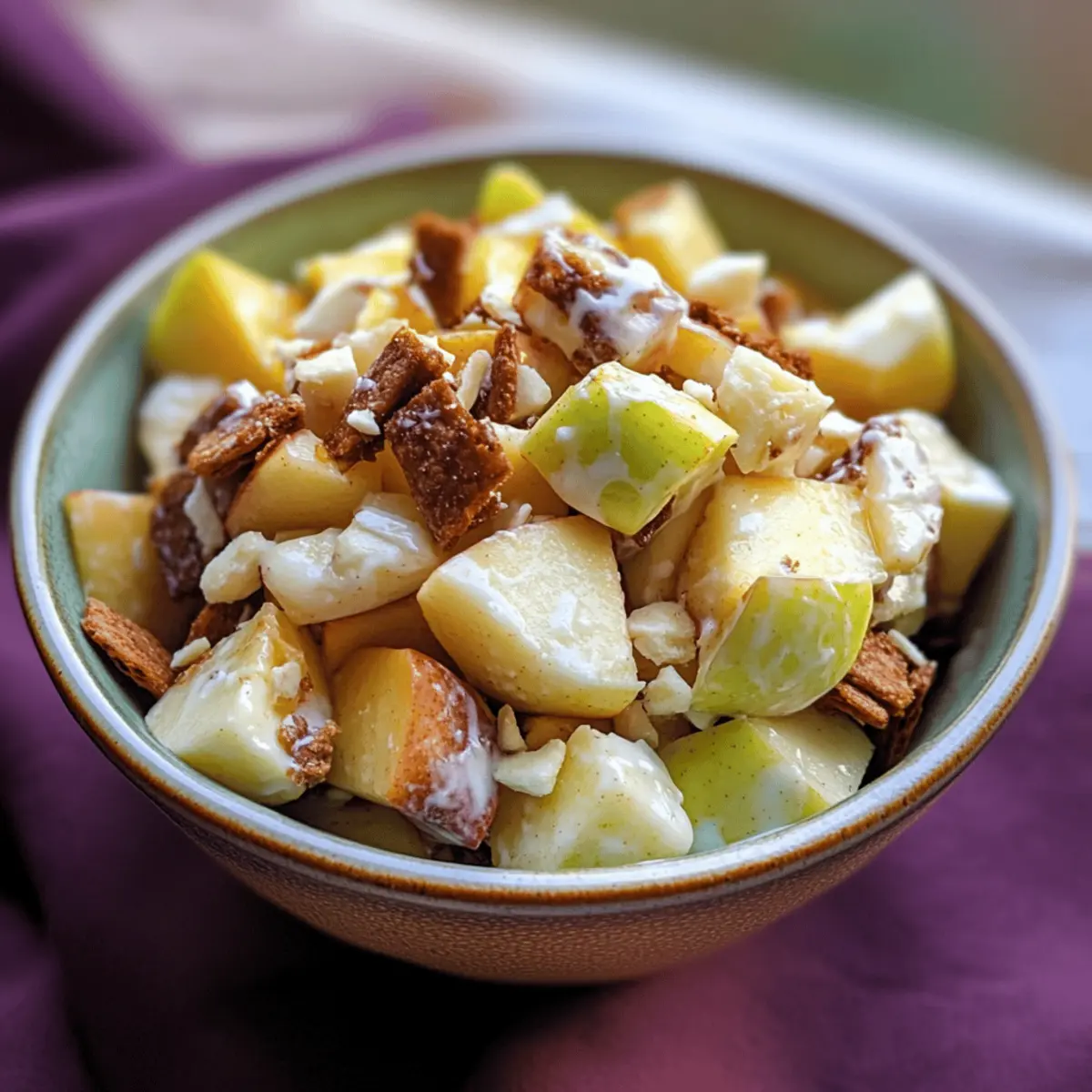 Easy Snicker Apple Salad