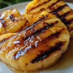 Grilled Pineapple Slices with Honey Glaze