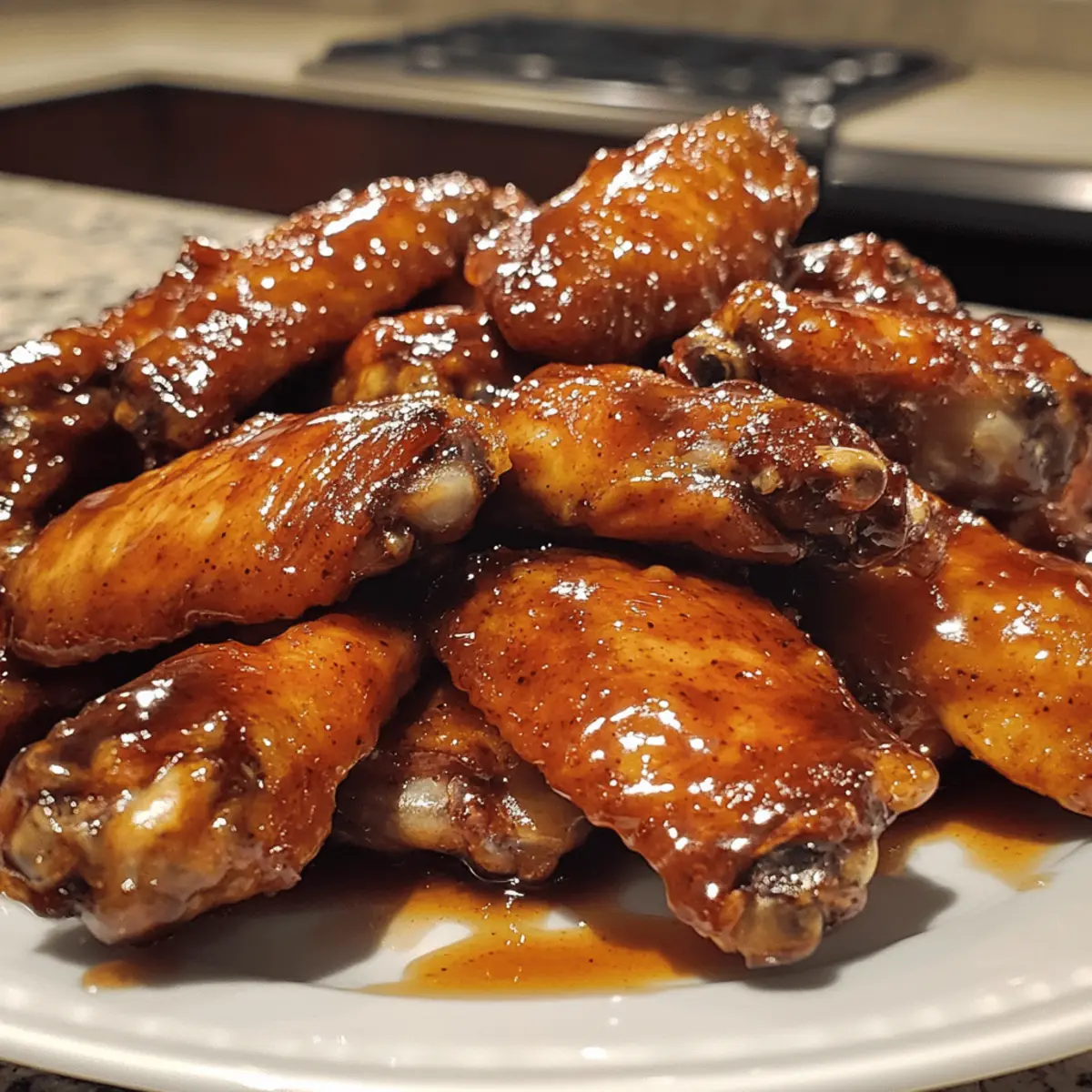 Hot Honey Glazed Wings