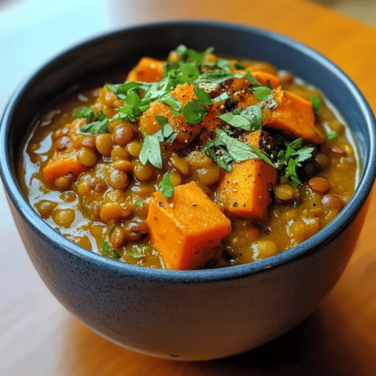 Lentil & Sweet Potato Stew