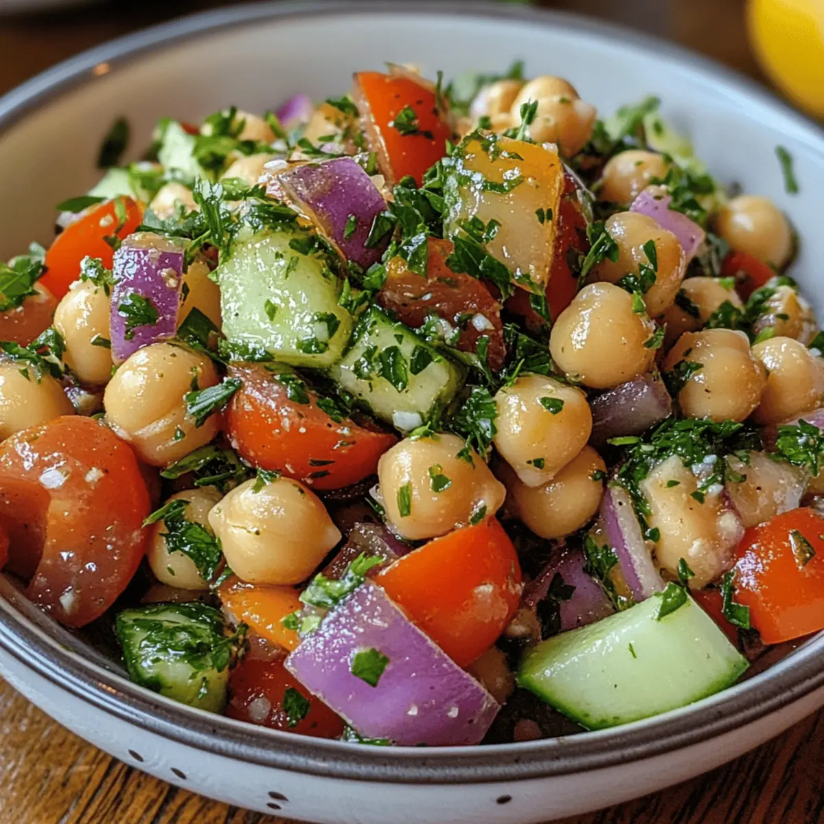 Mediterranean Chickpea Salad