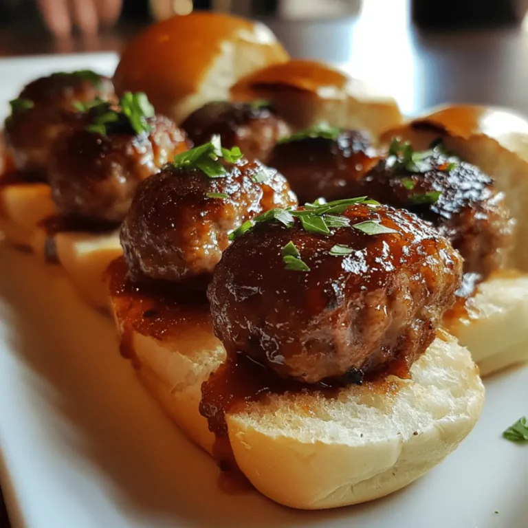 Mini Meatball Sliders