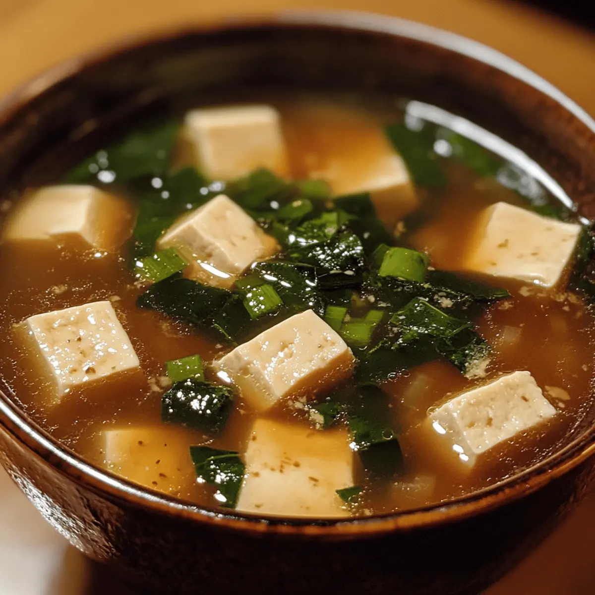 Miso Soup with Tofu