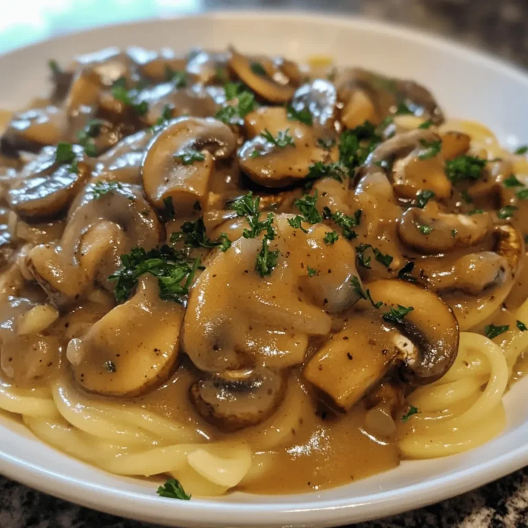 Mushroom Stroganoff