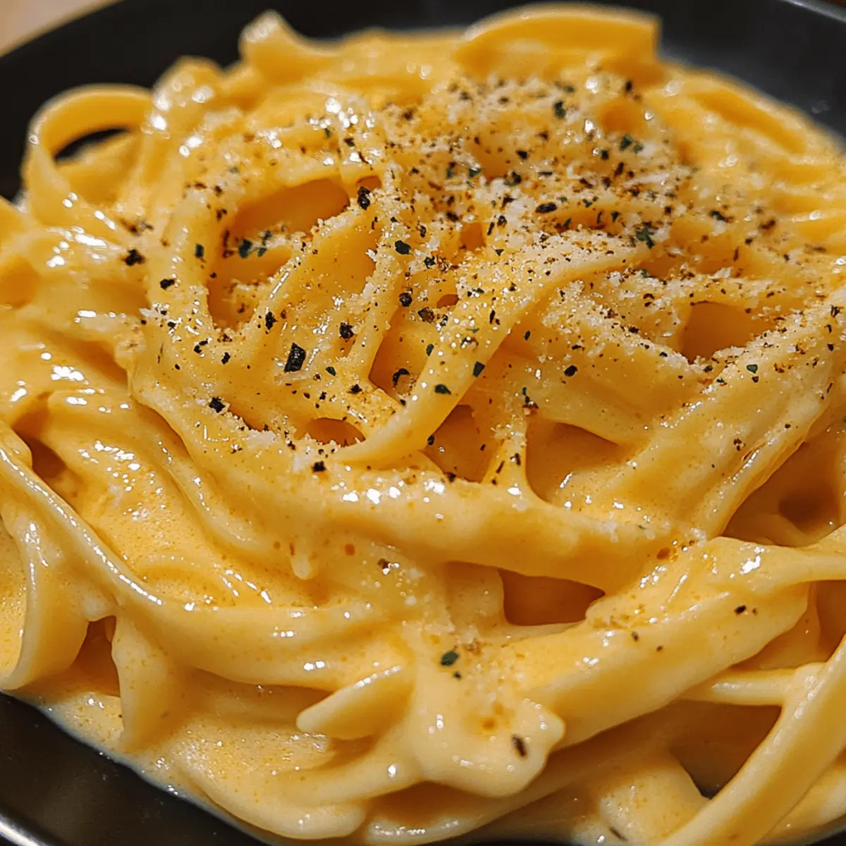 Pumpkin Alfredo Fettuccine