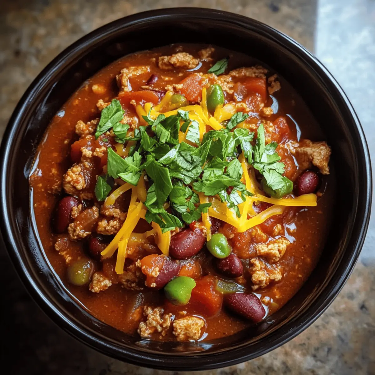 Slow Cooker Chili (with turkey or beans)