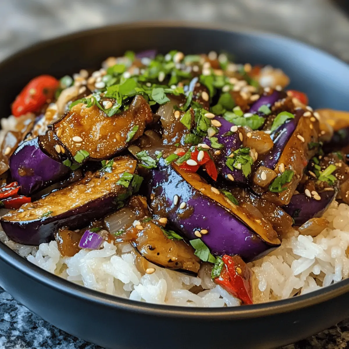 Spicy Eggplant Stir-Fry