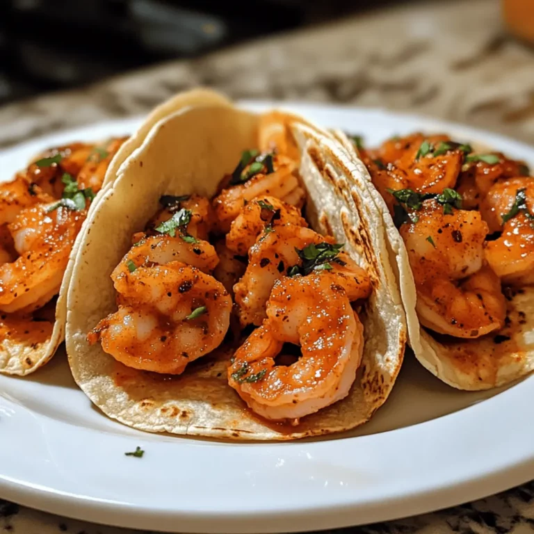Spicy Sriracha Shrimp Tacos