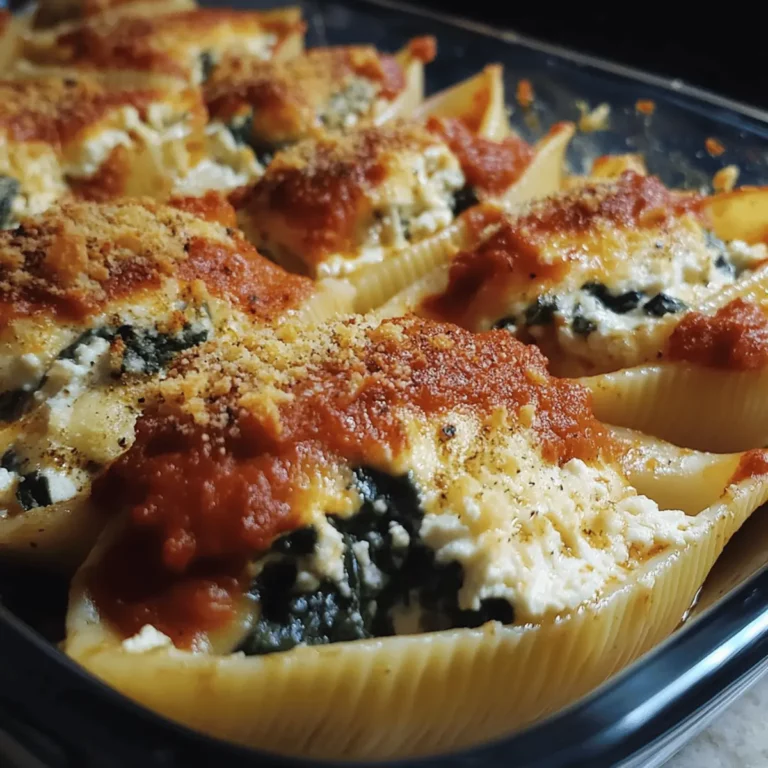 Spinach & Ricotta Stuffed Shells