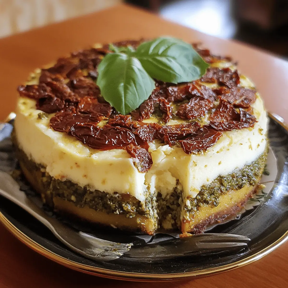 Sundried Tomato Pesto Torte