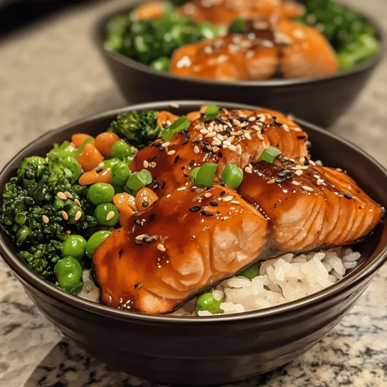 Teriyaki Salmon Bowls