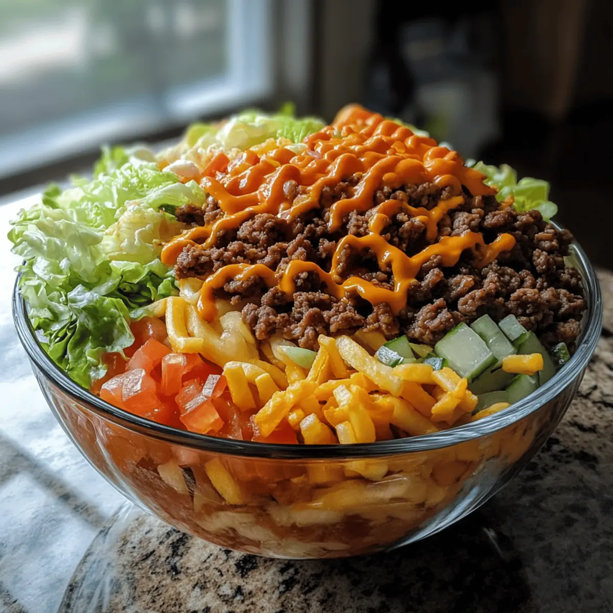 Big Mac Salad Bowl