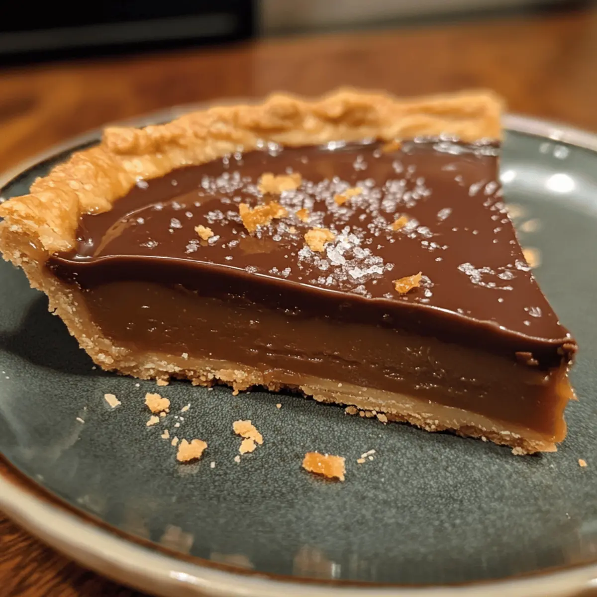 Salted Caramel Chocolate Tart