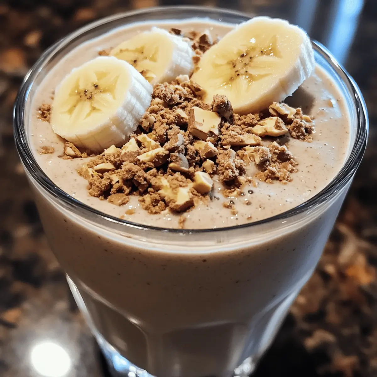 Peanut Butter Banana Protein Smoothie