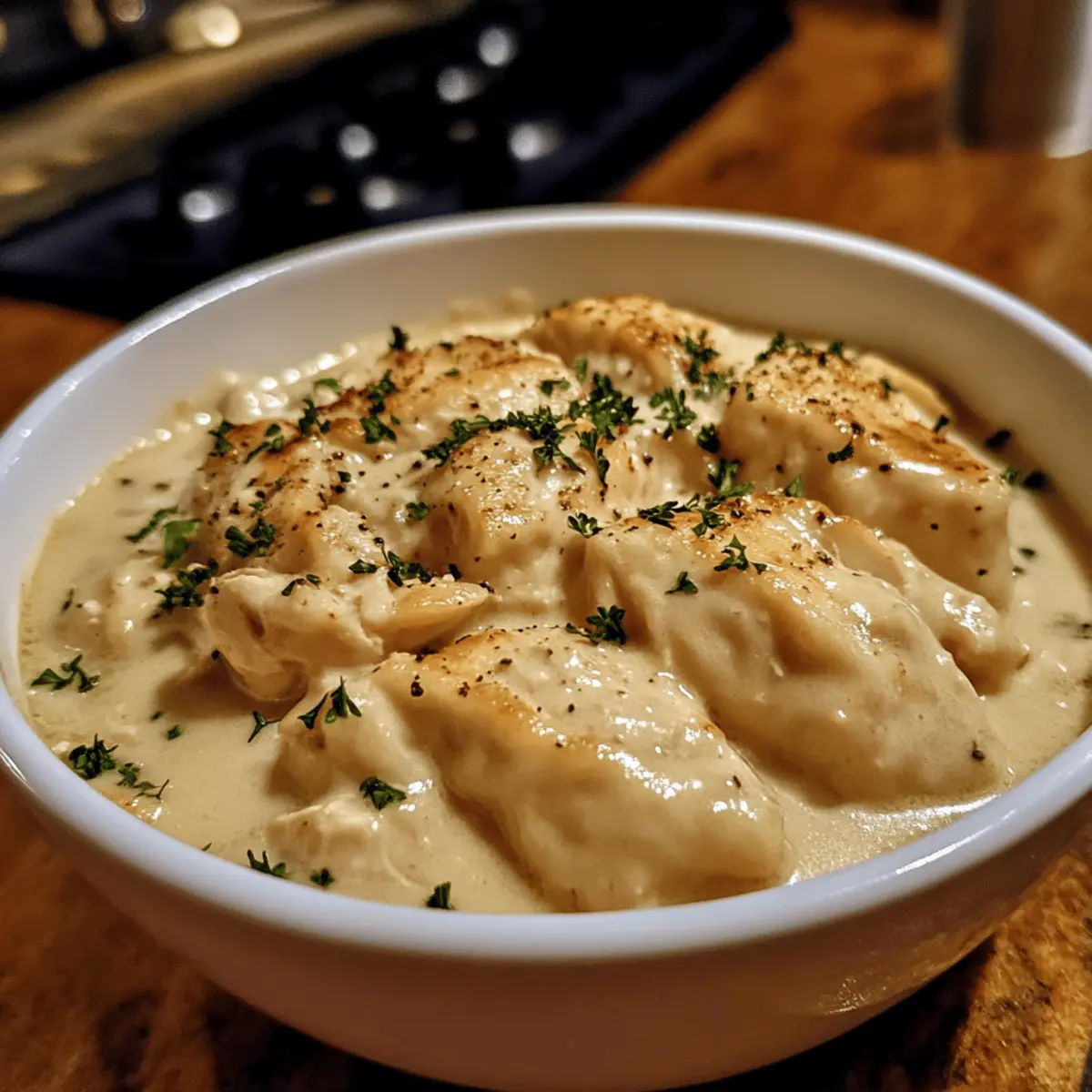 Creamy Chicken and Dumplings