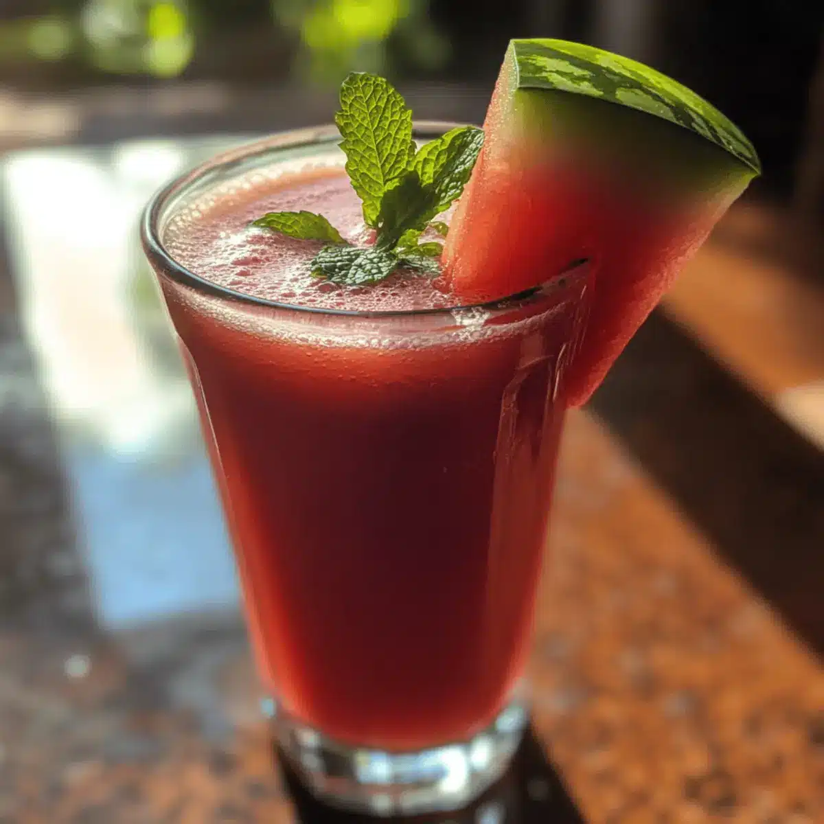 Hydrating Watermelon Mint Juice