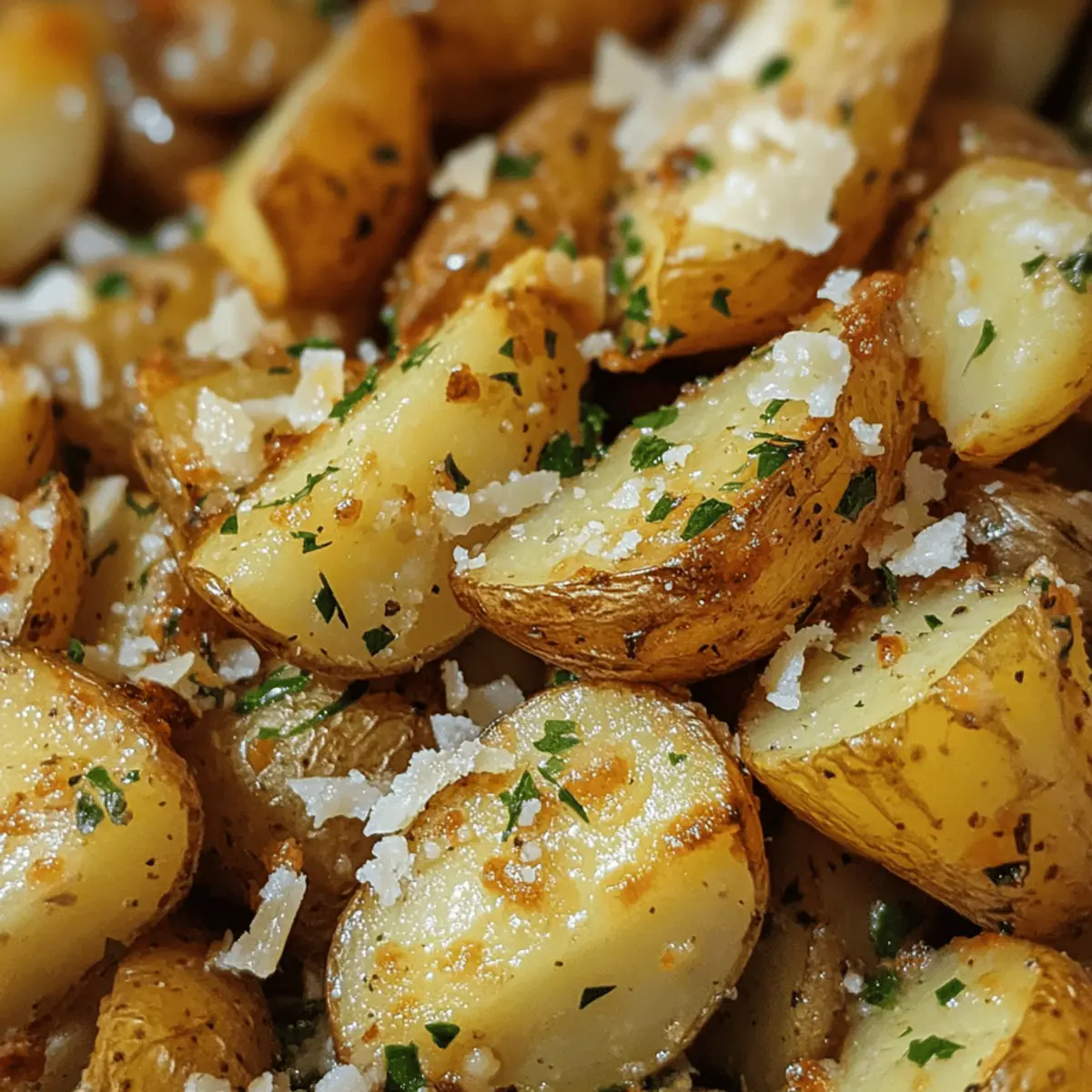 Garlic Parmesan Roasted Potatoes