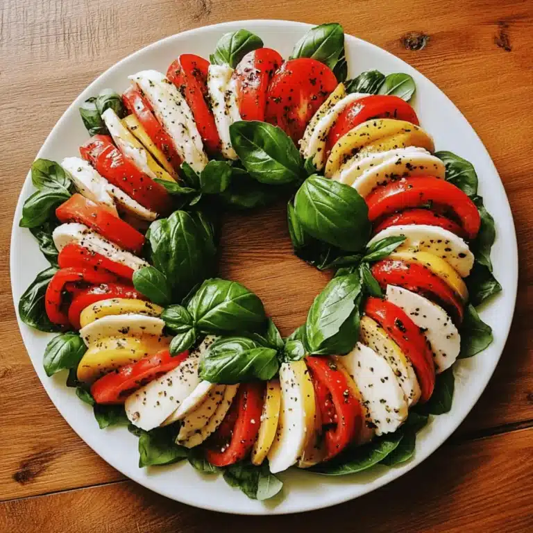 Caprese Wreath recipe