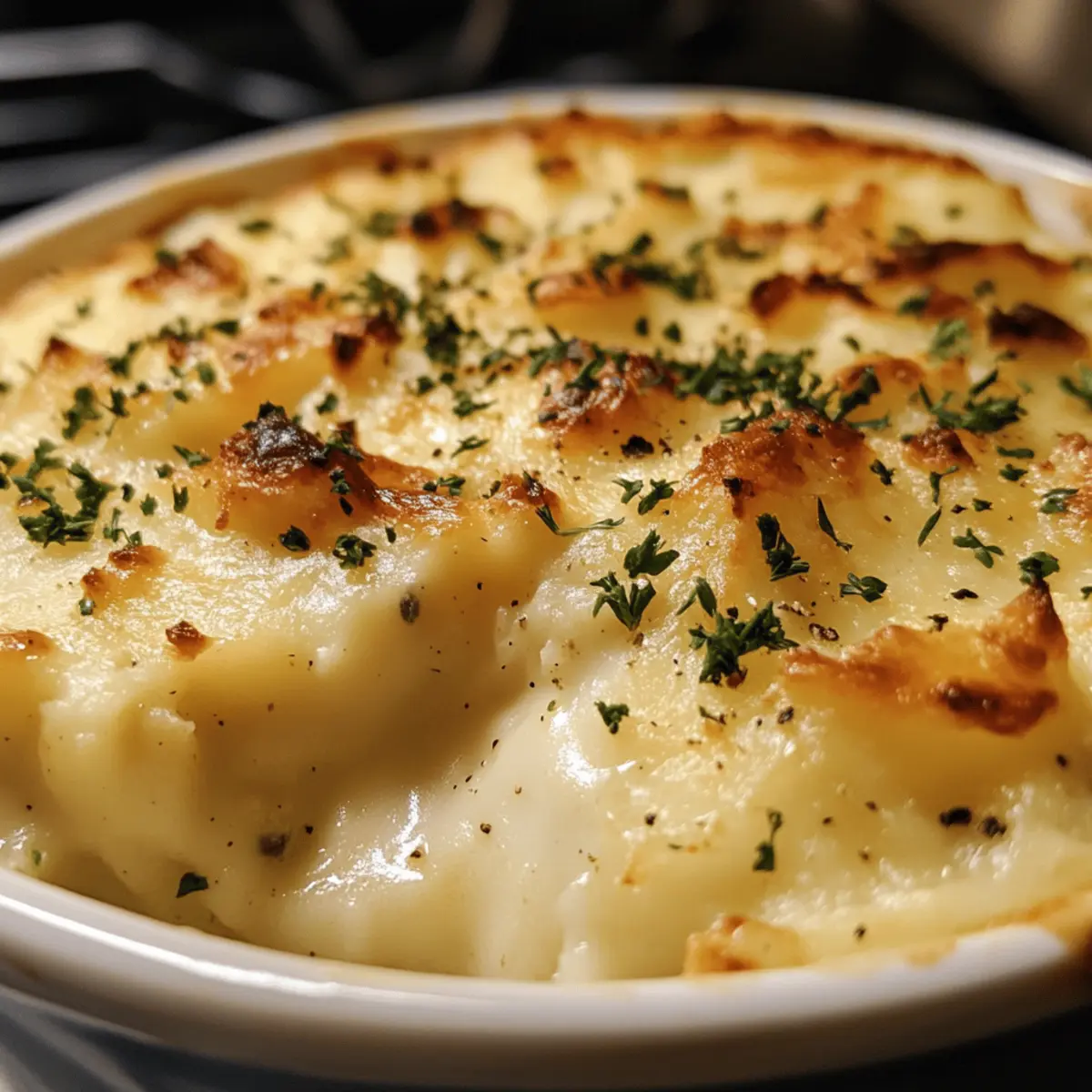 Cheesy Cauliflower Shepherd's Pie