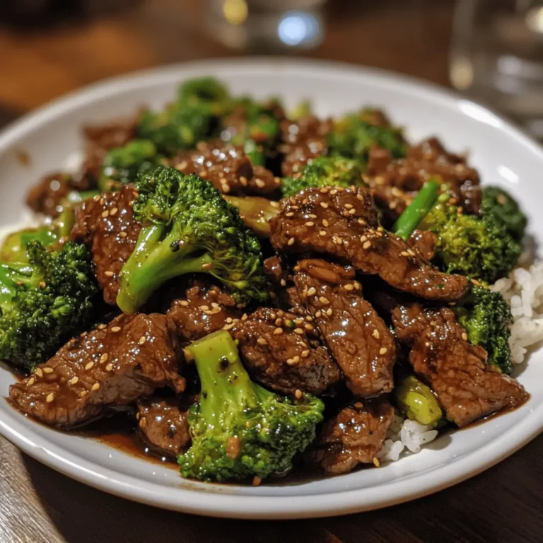 Black Pepper Beef and Broccoli