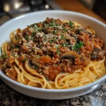 Hearty Walnut and Mushroom Bolognese