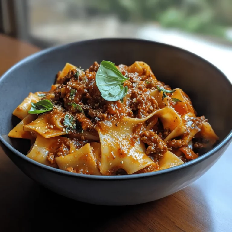 Harissa-Spiced Lamb Ragu over Pappardelle