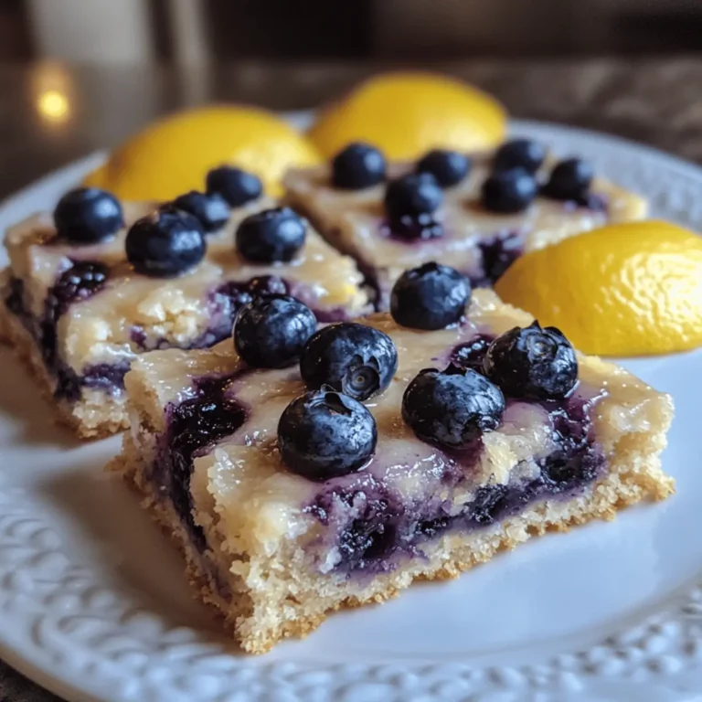 Gluten-Free Lemon Blueberry Bars