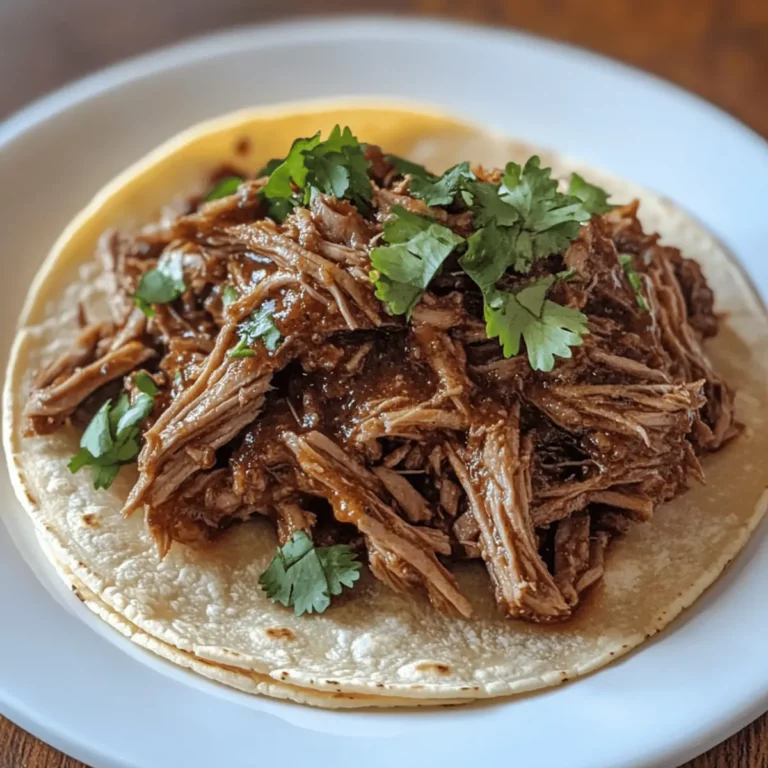 Slow Cooker Dr. Pepper Shredded Beef for Tacos