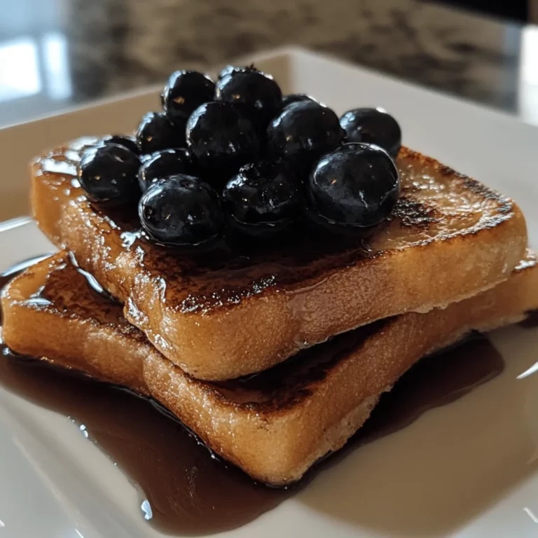 Grilled Blueberry French Toast
