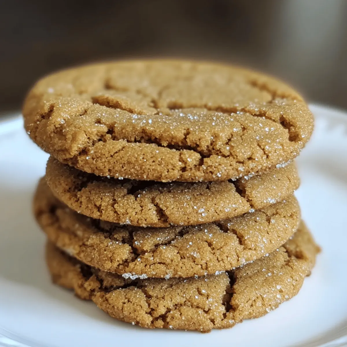 Chewy Ginger Molasses Cookies