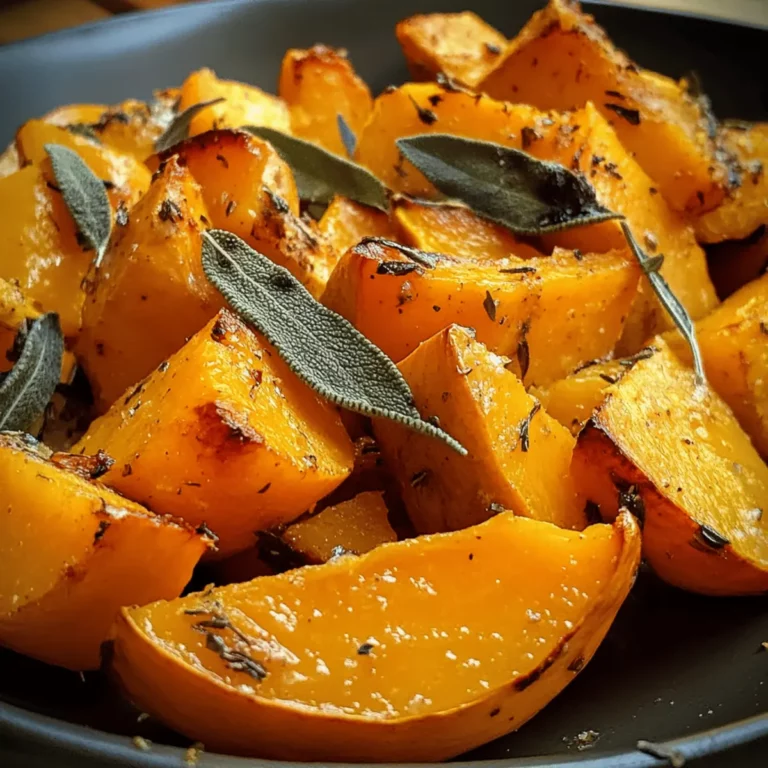 Roasted Butternut Squash with Sage