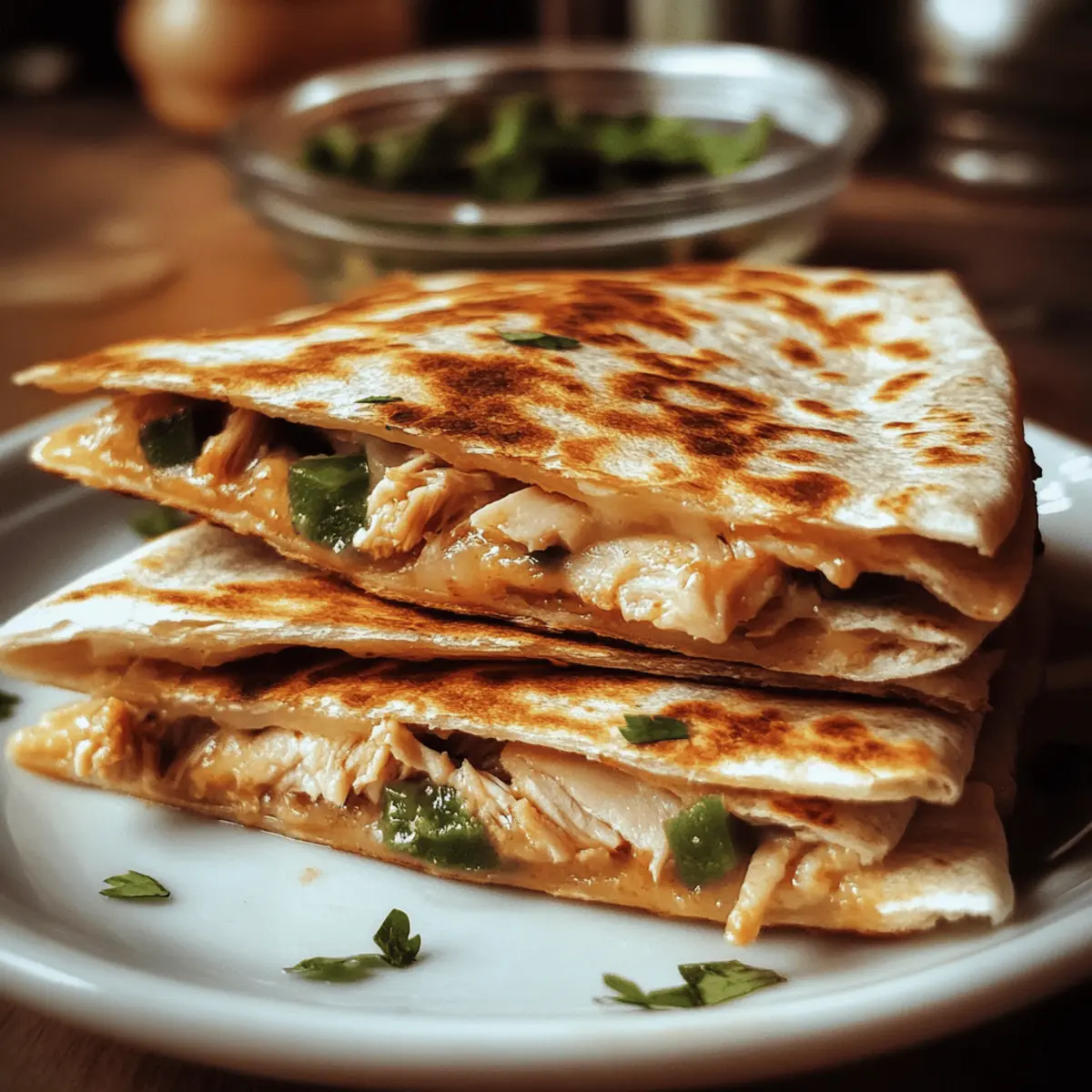 Jalapeño Turkey Quesadillas