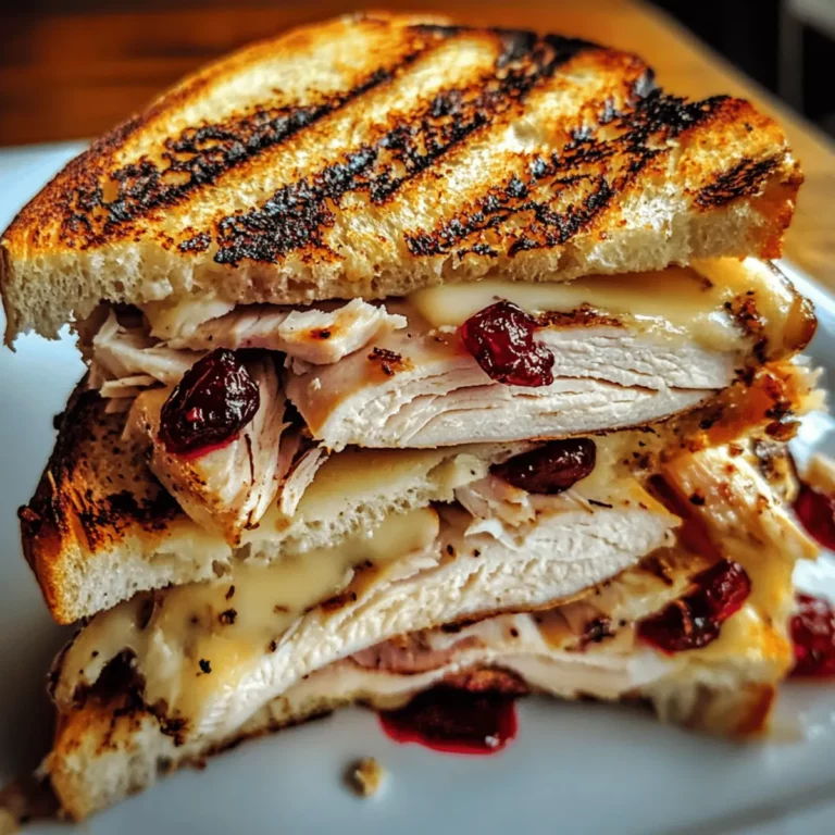 Grilled Turkey Brie & Cranberry Melt