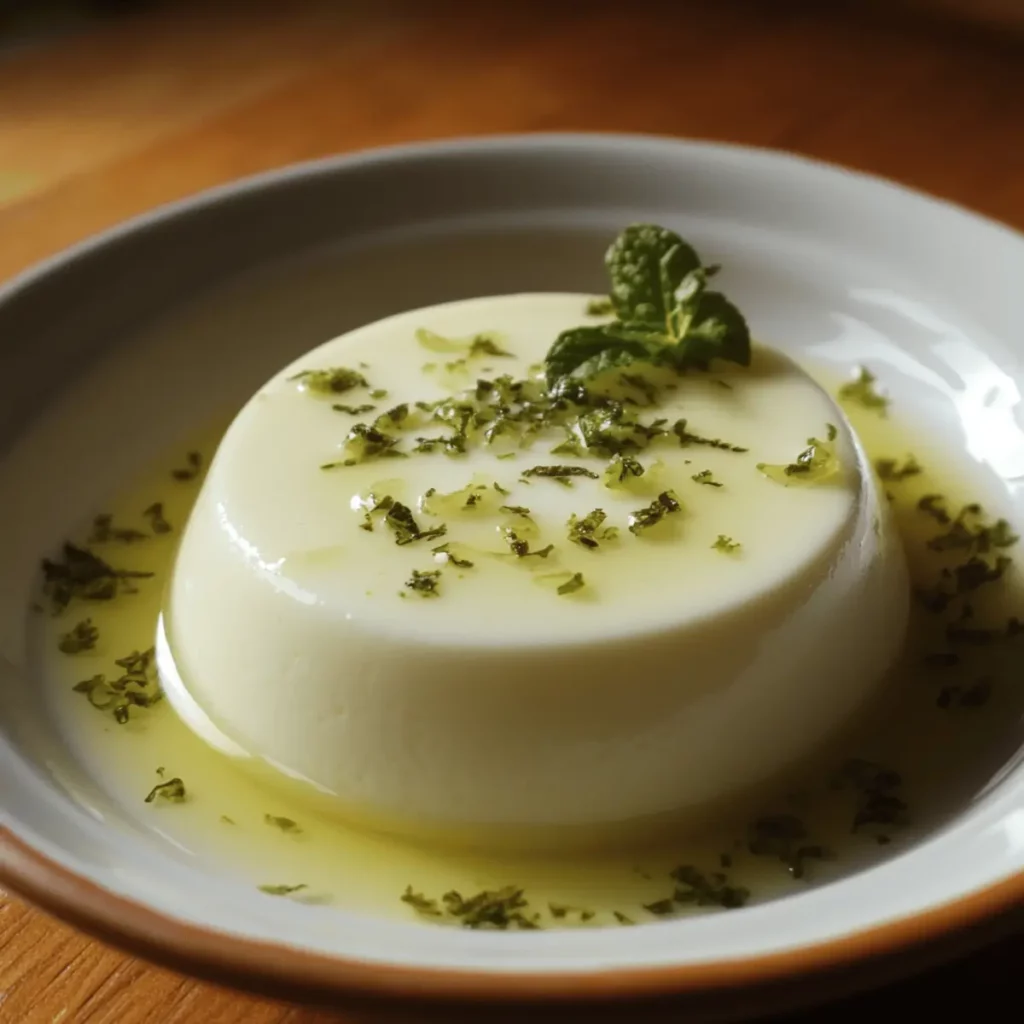 Coconut Lime Panna Cotta