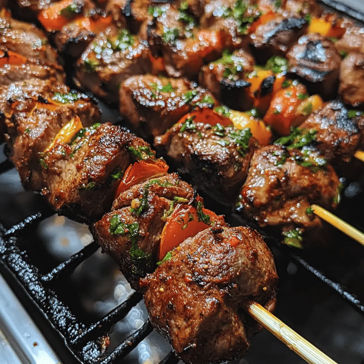 Spiced Harissa Lamb Kebabs