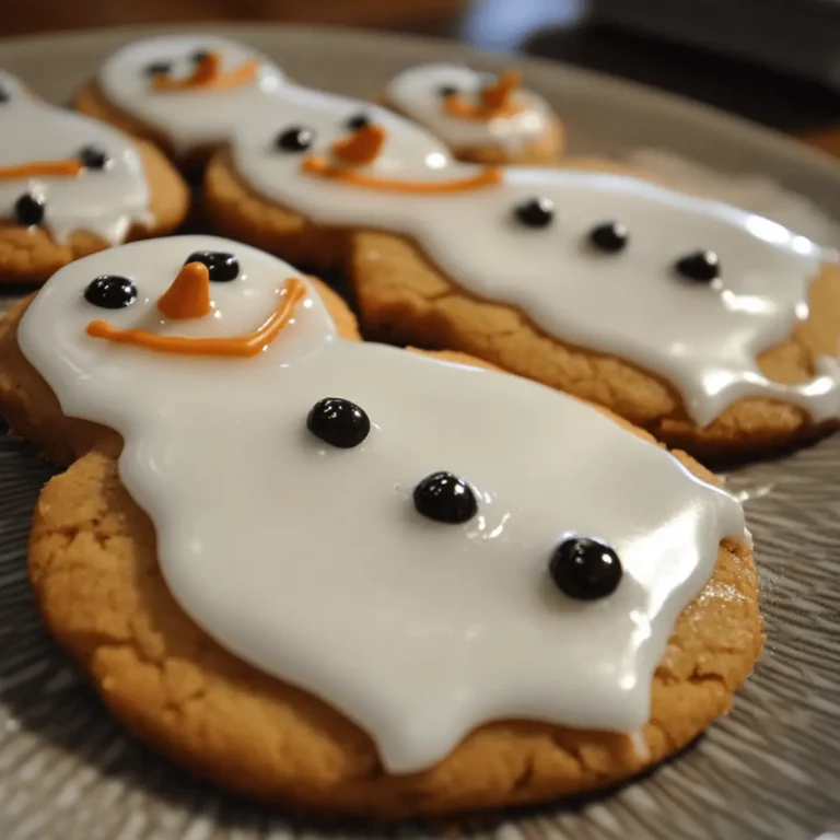 Melted Snowman Cookies