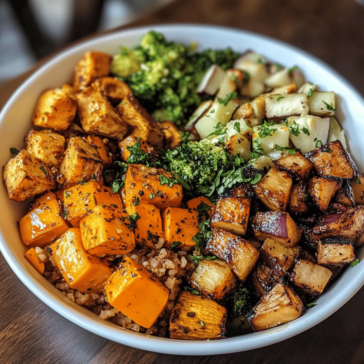 Roasted Veggie Buddha Bowls