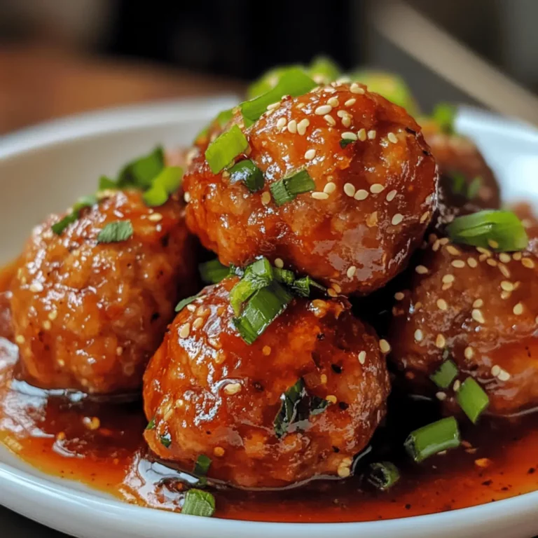 Spicy Korean Gochujang Meatballs