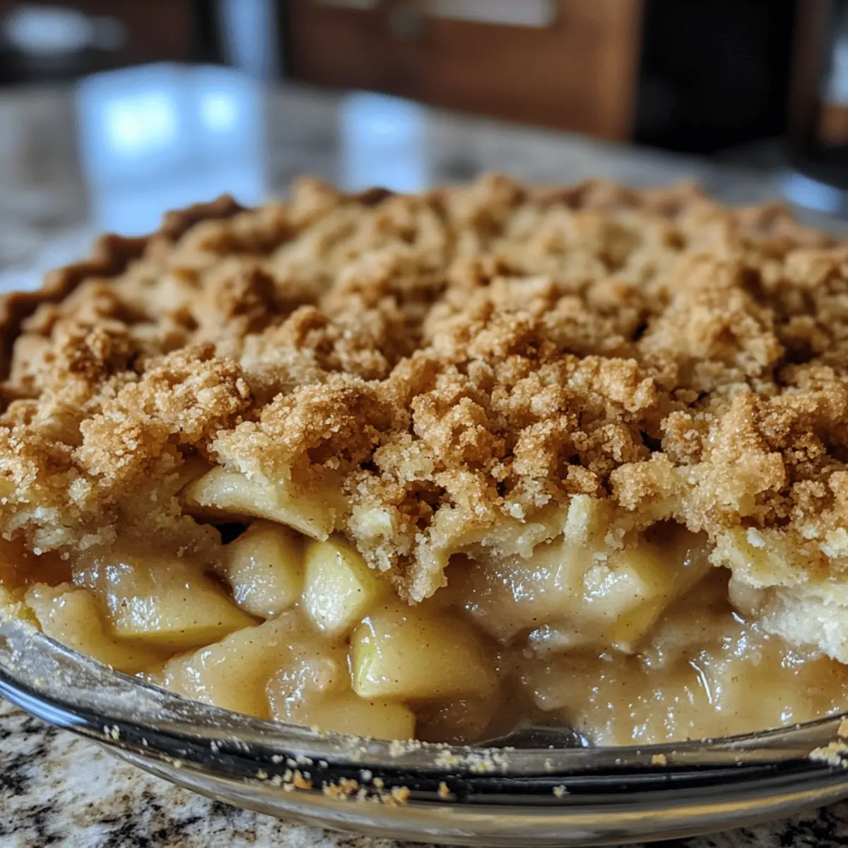 Apple Crumble Pie recipe