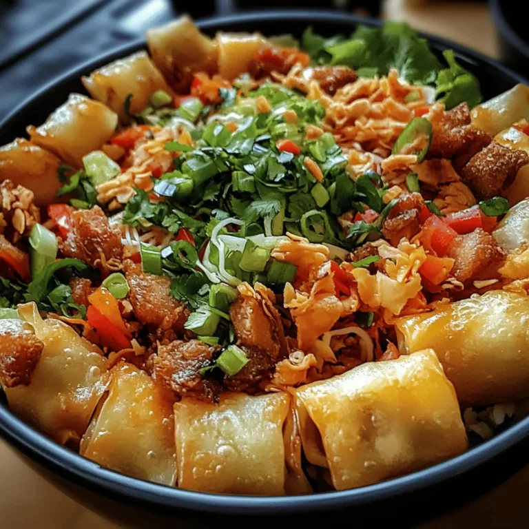 Deconstructed Egg Roll in a Bowl