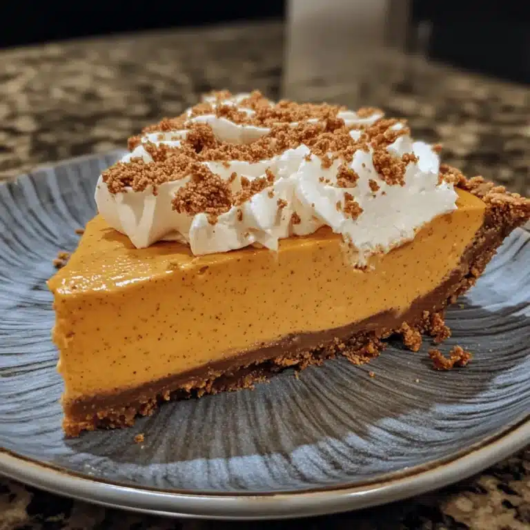 No-Bake Pumpkin Cheesecake Pie