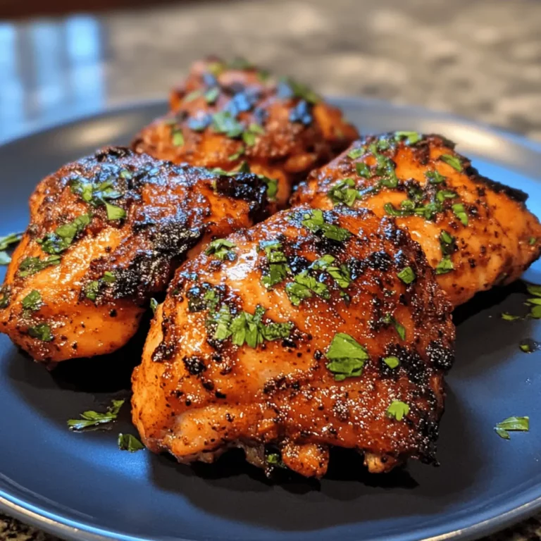Air Fryer Harissa-Spiced Chicken Thighs